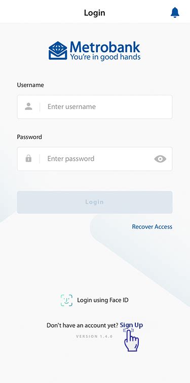 metrobank credit card login
